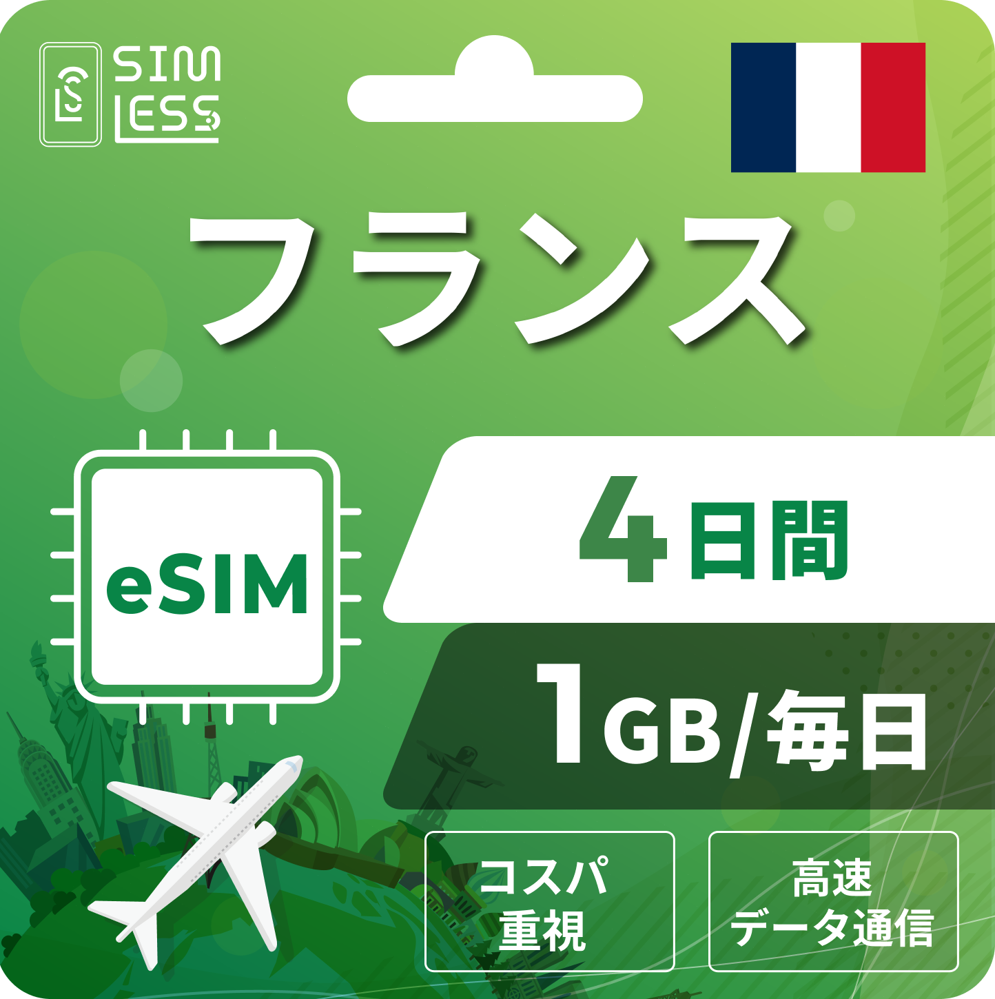 フランス eSIM