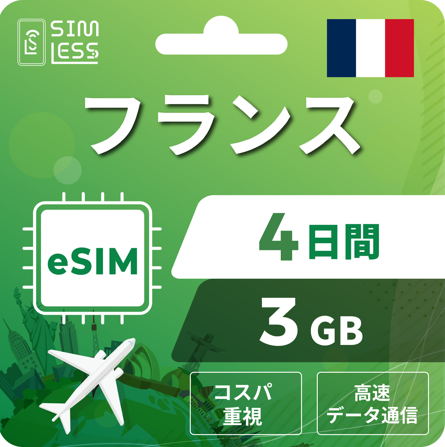 フランス eSIM
