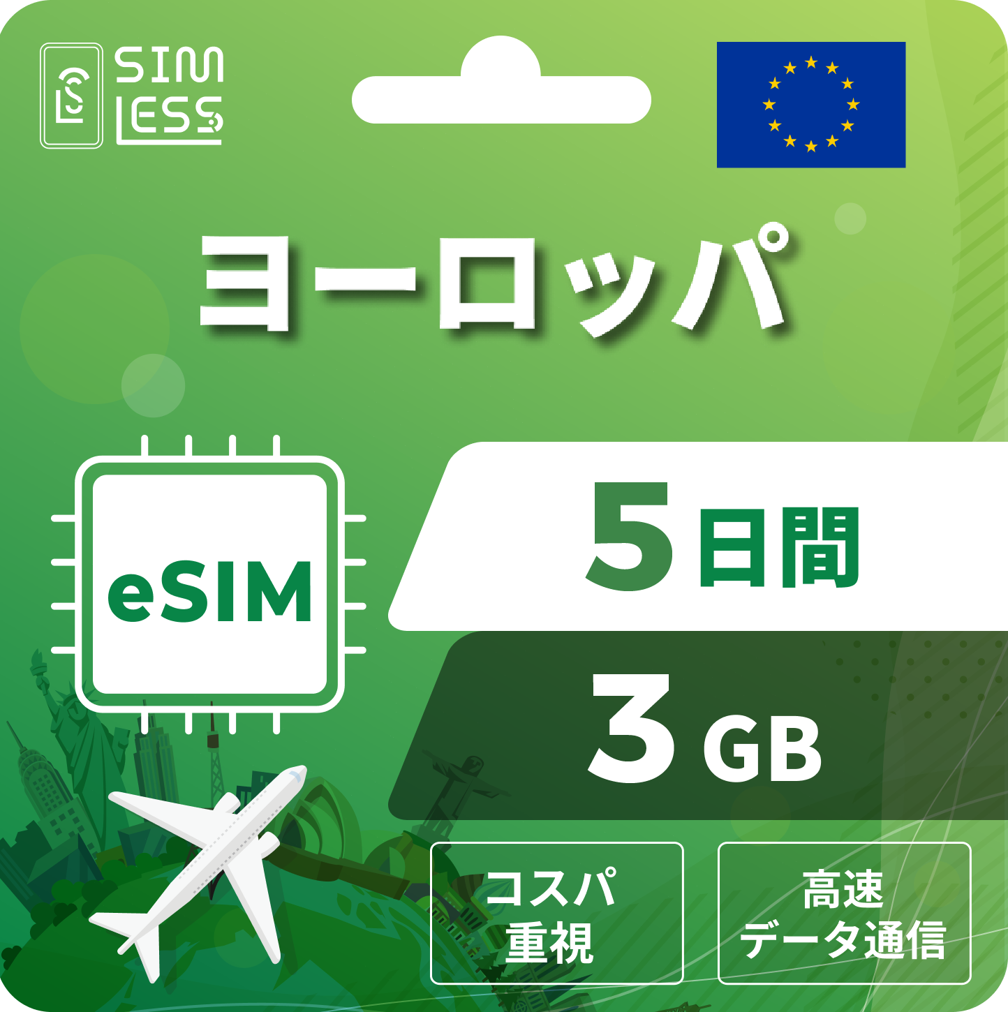 ヨーロッパ eSIM