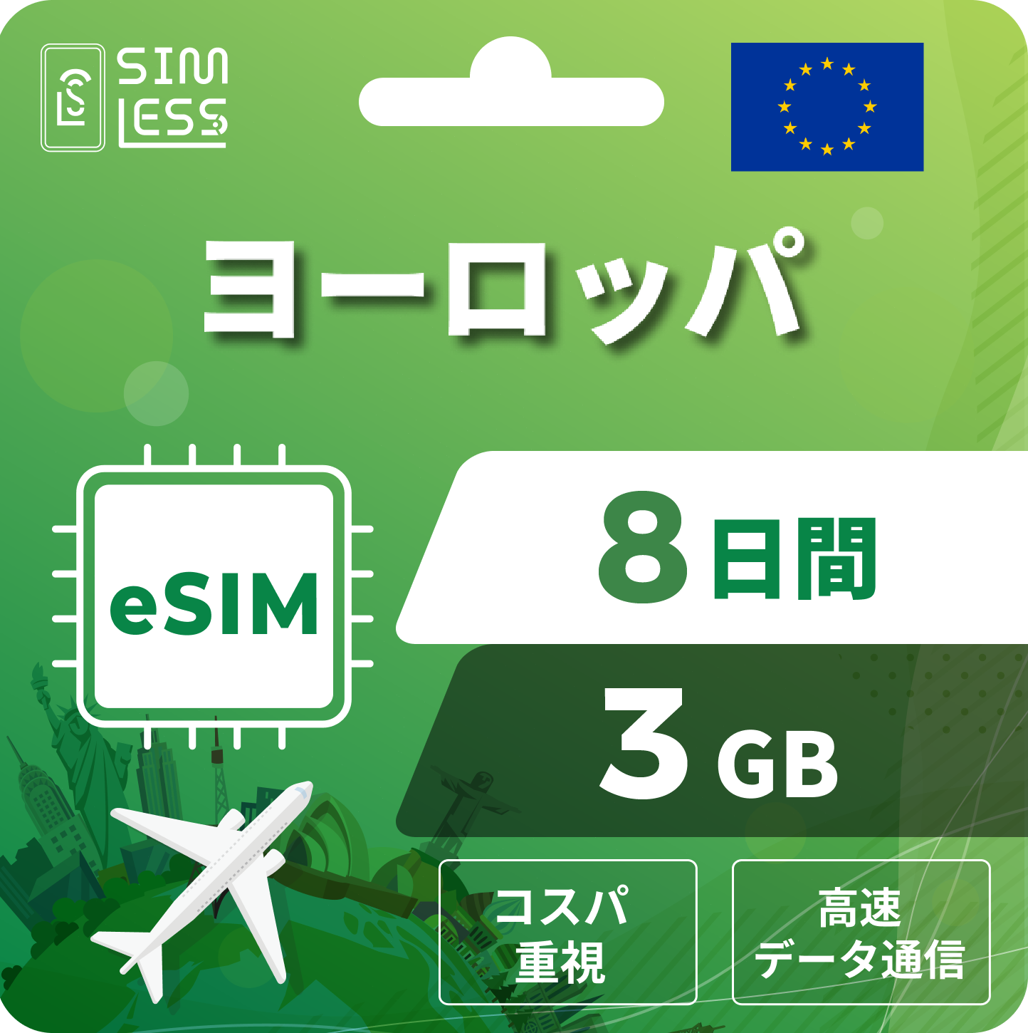 ヨーロッパ eSIM