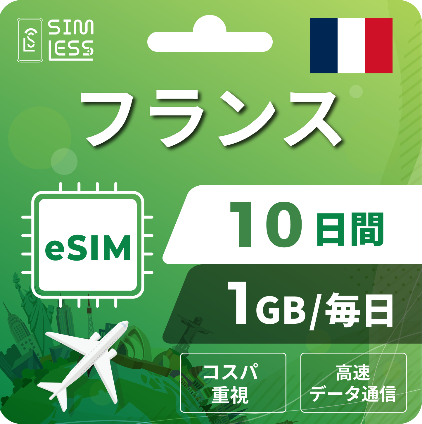 フランス eSIM