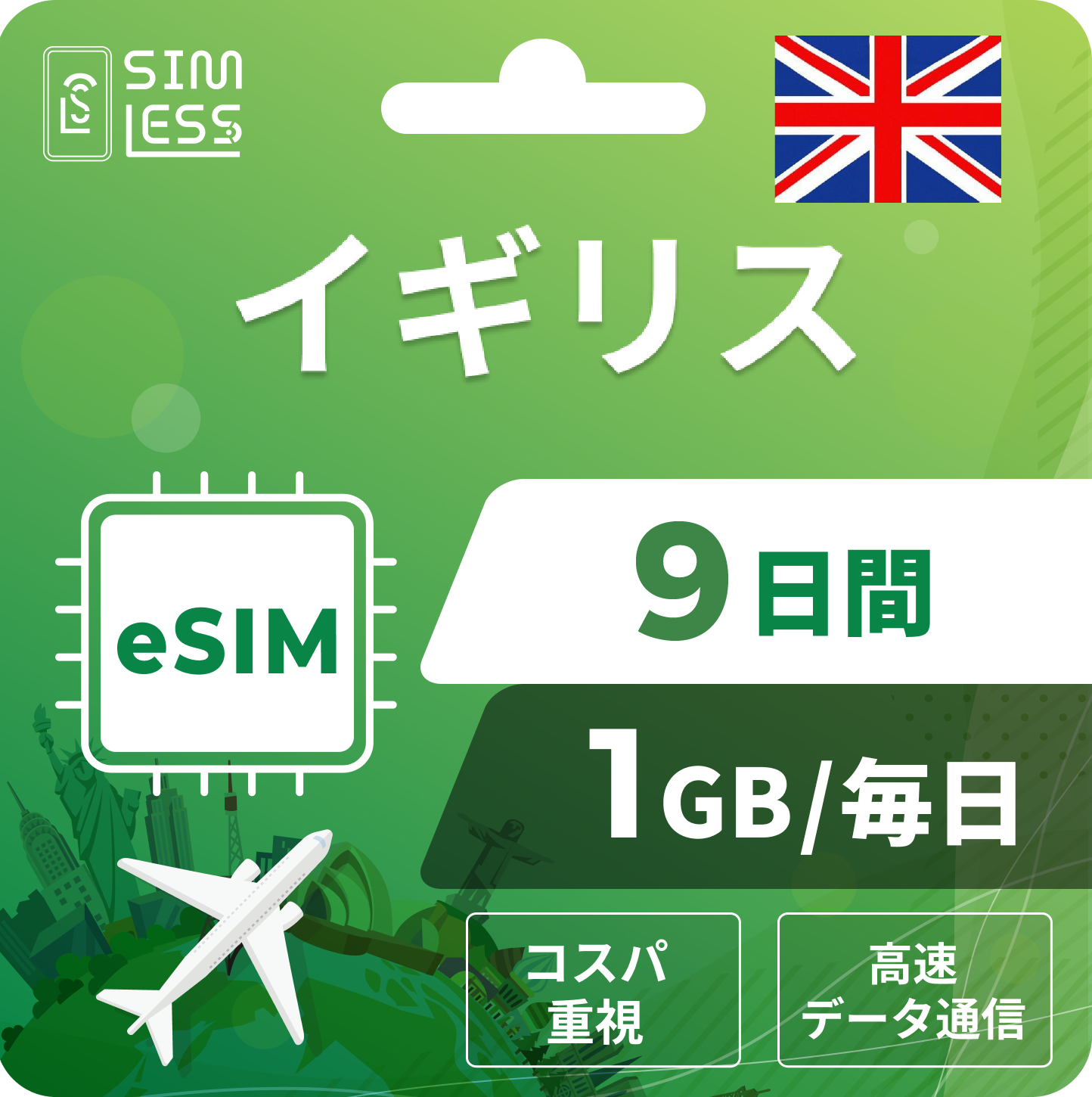 イギリス eSIM