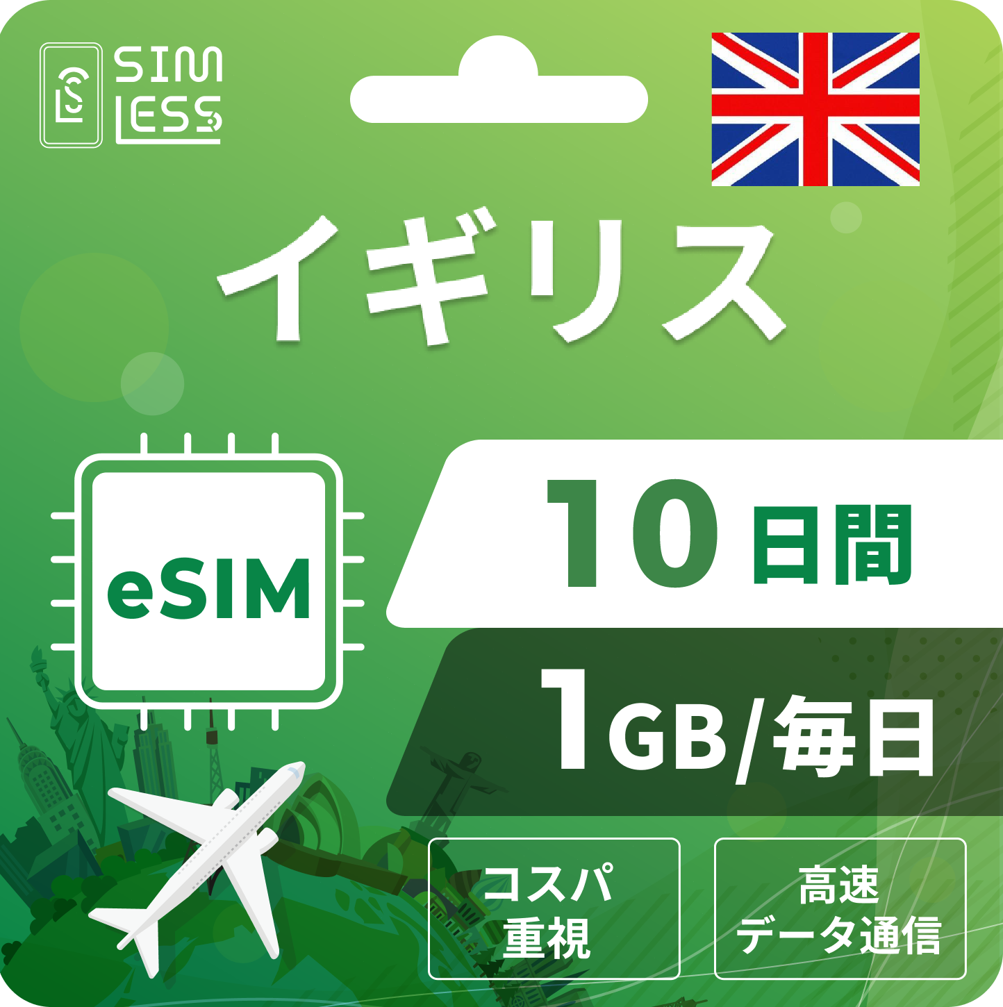 イギリス eSIM