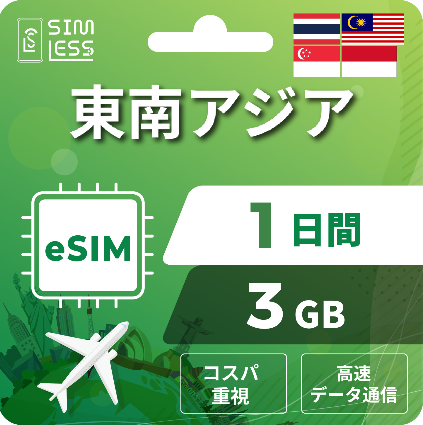 東南アジア eSIM