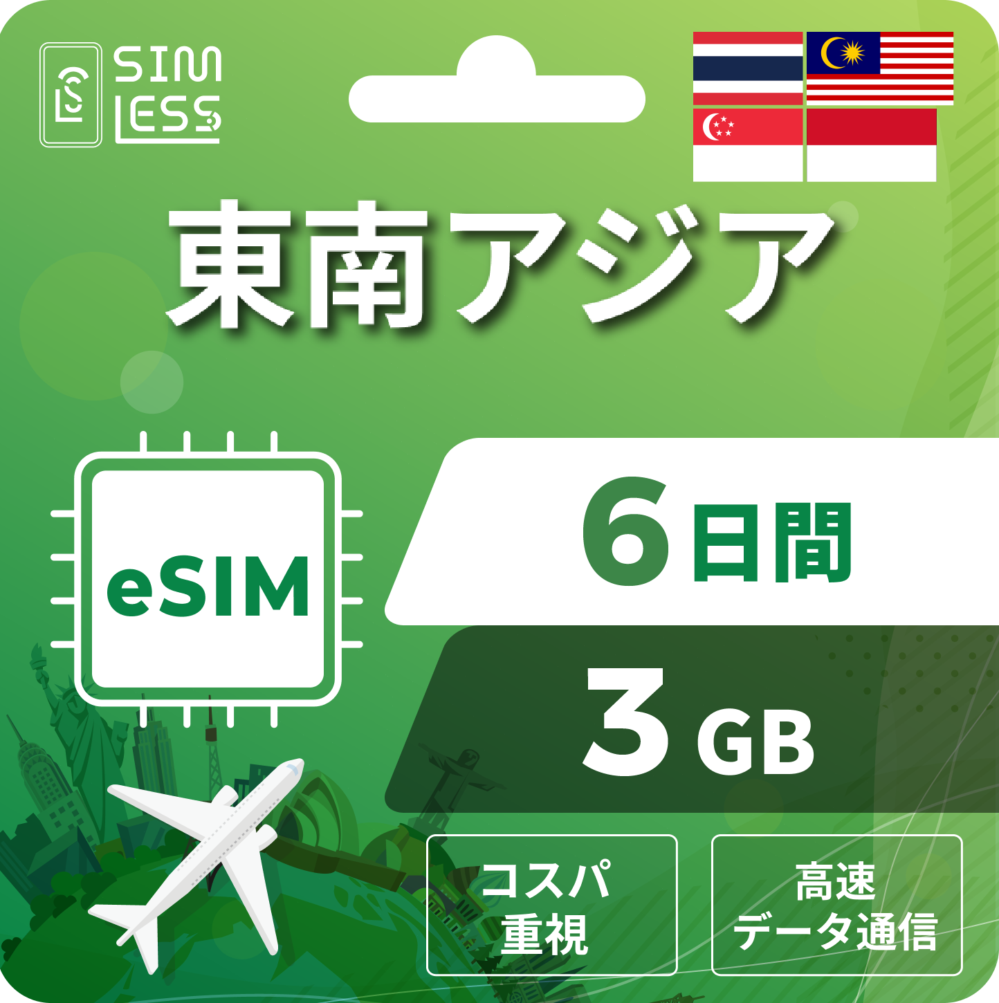 東南アジア eSIM