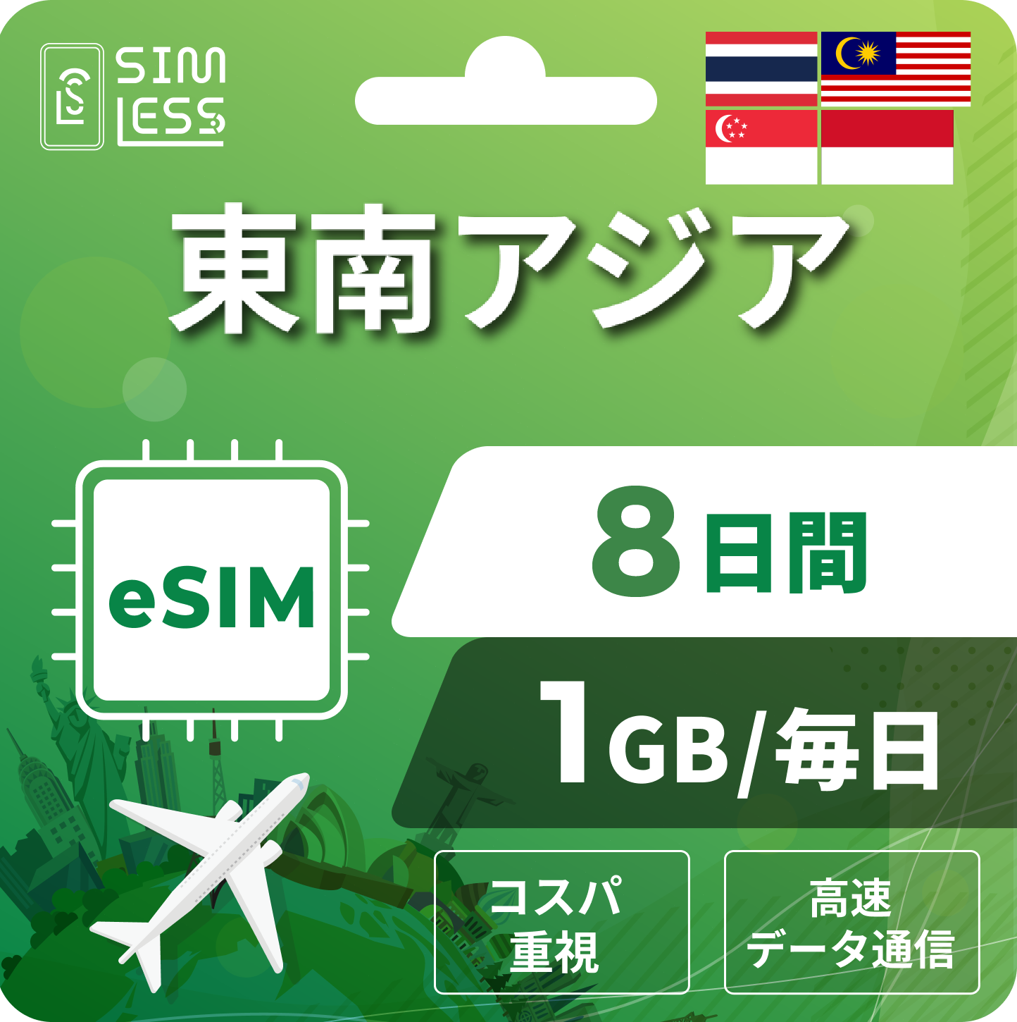 東南アジア eSIM