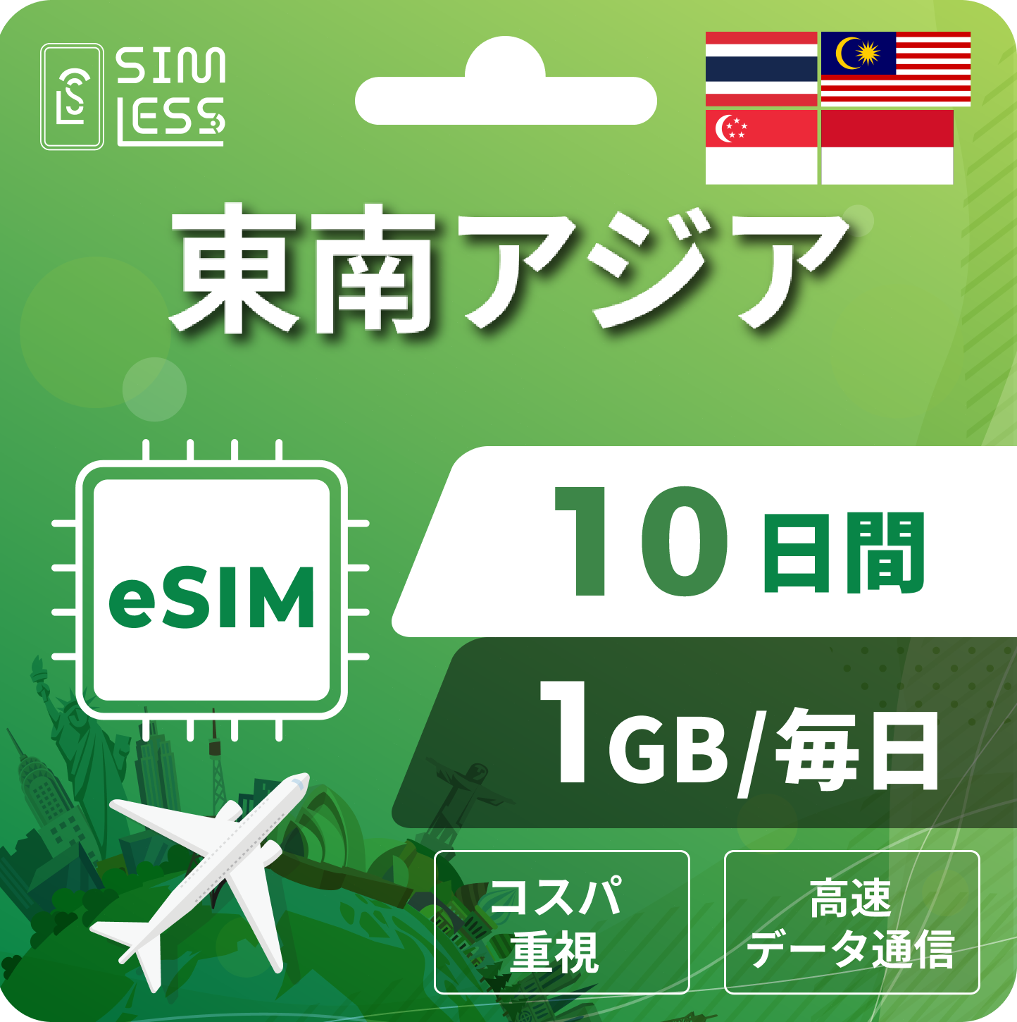 東南アジア eSIM