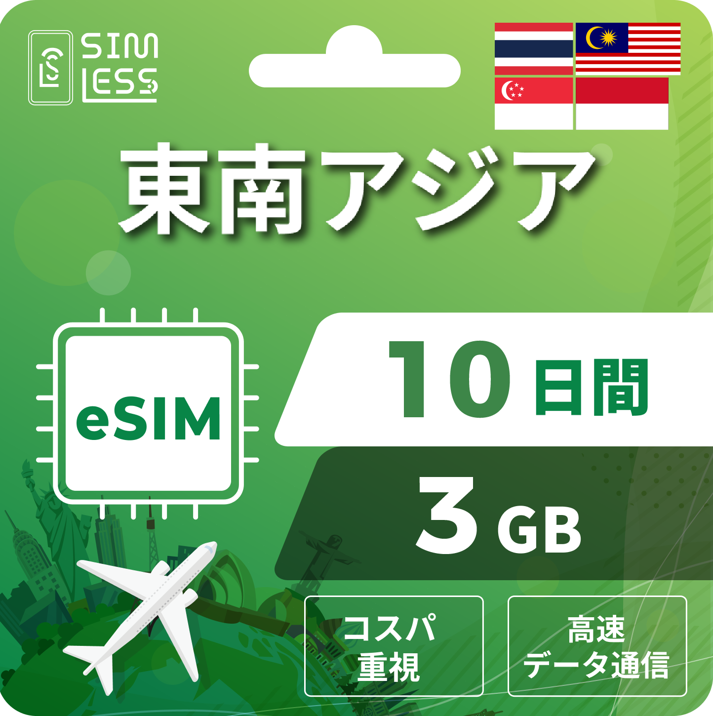 東南アジア eSIM