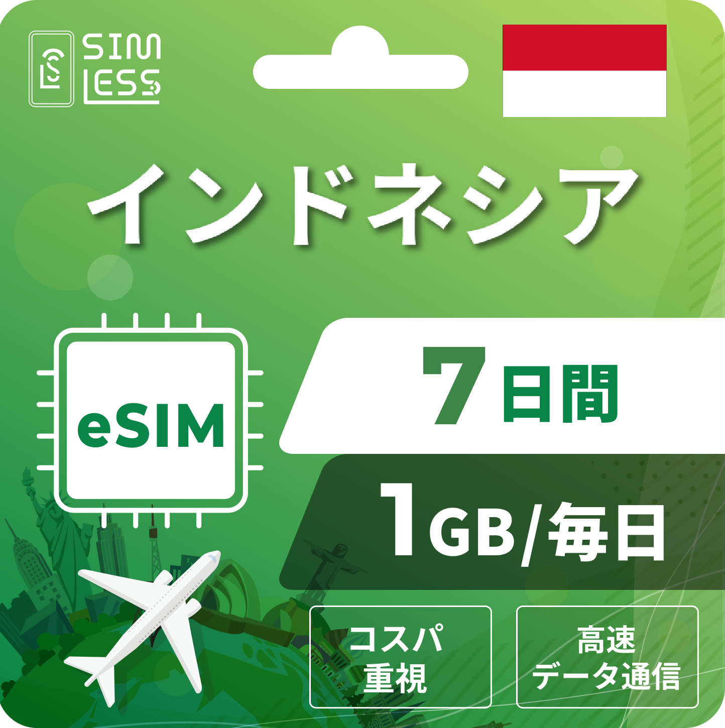 インドネシア eSIM