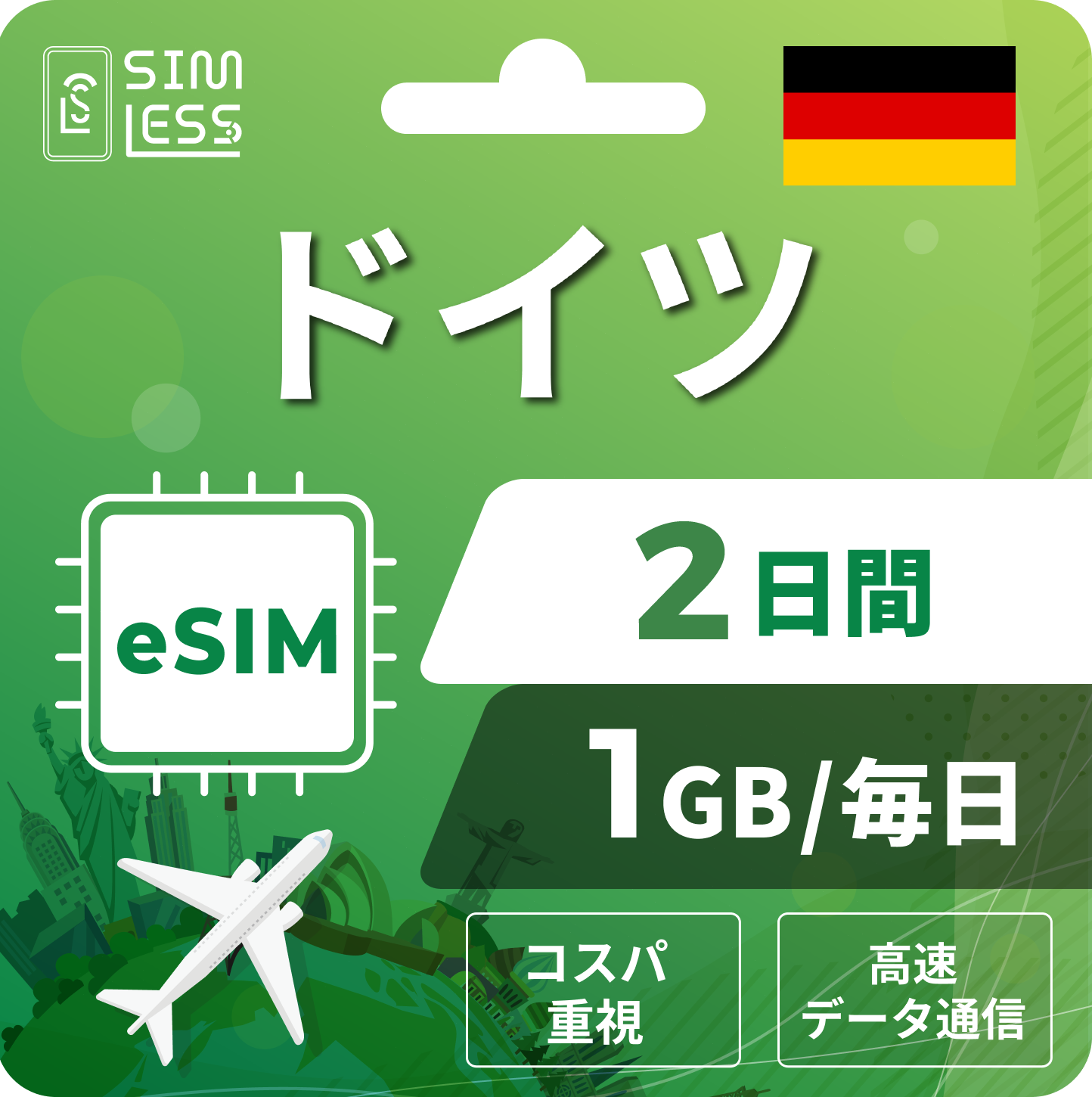 ドイツ eSIM