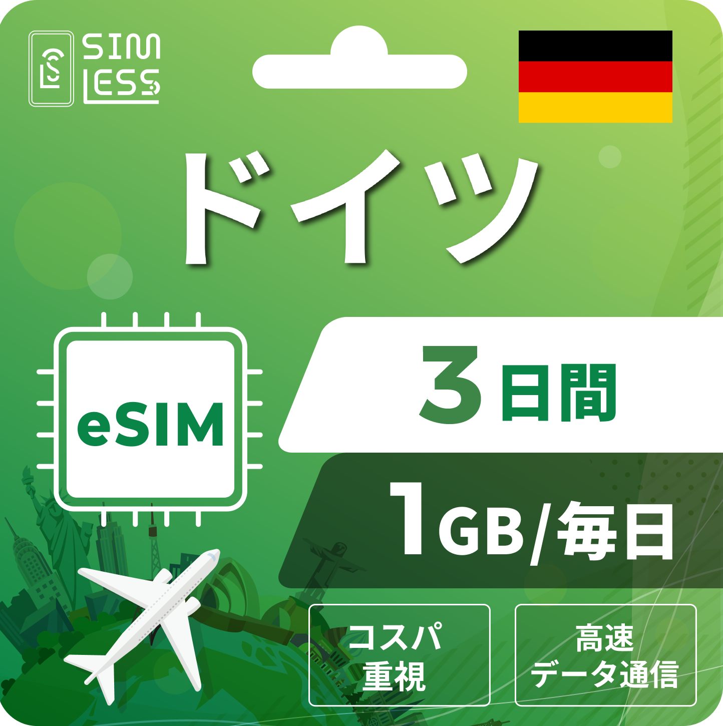 ドイツ eSIM