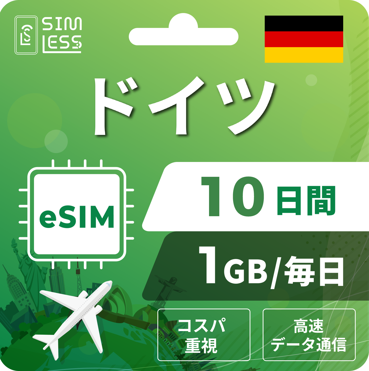 ドイツ eSIM
