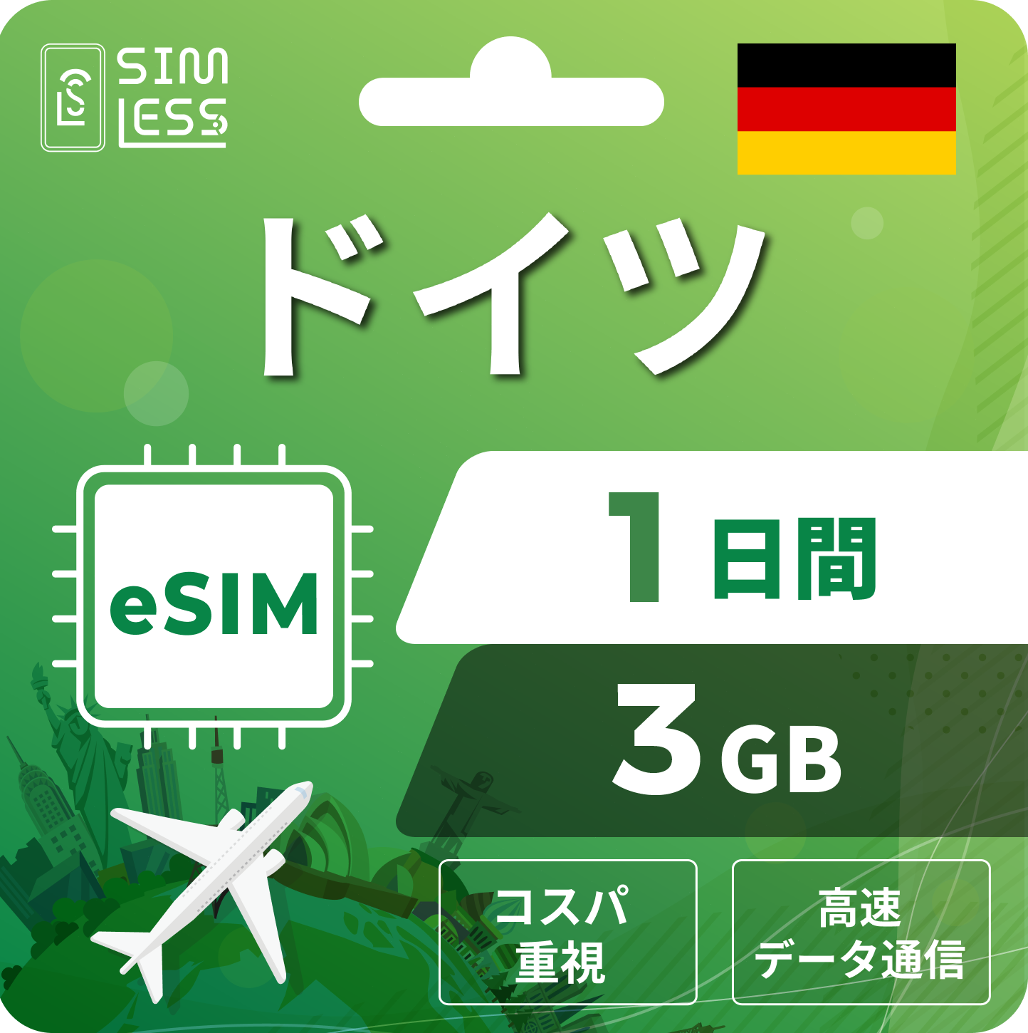 ドイツ eSIM
