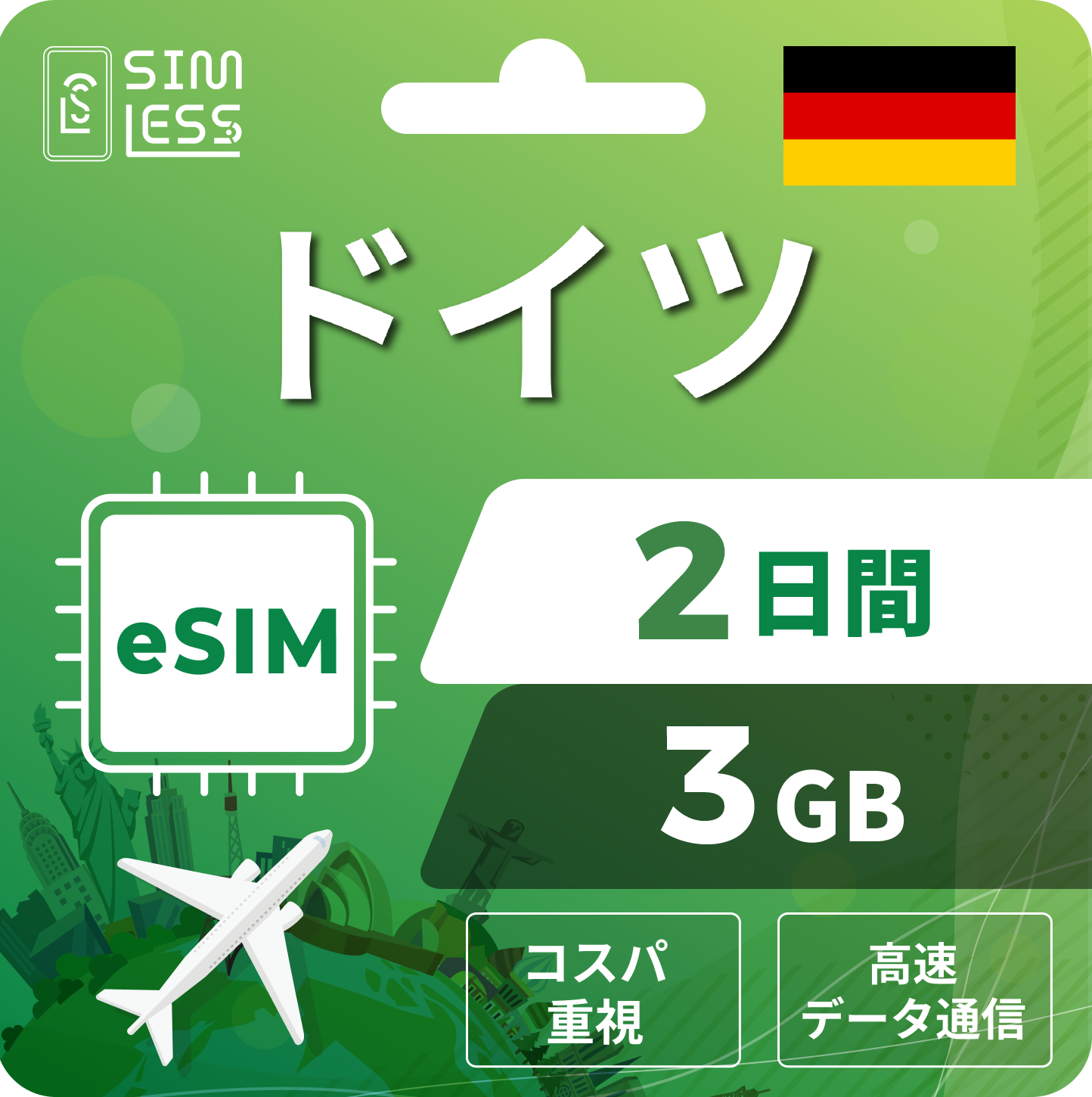 ドイツ eSIM
