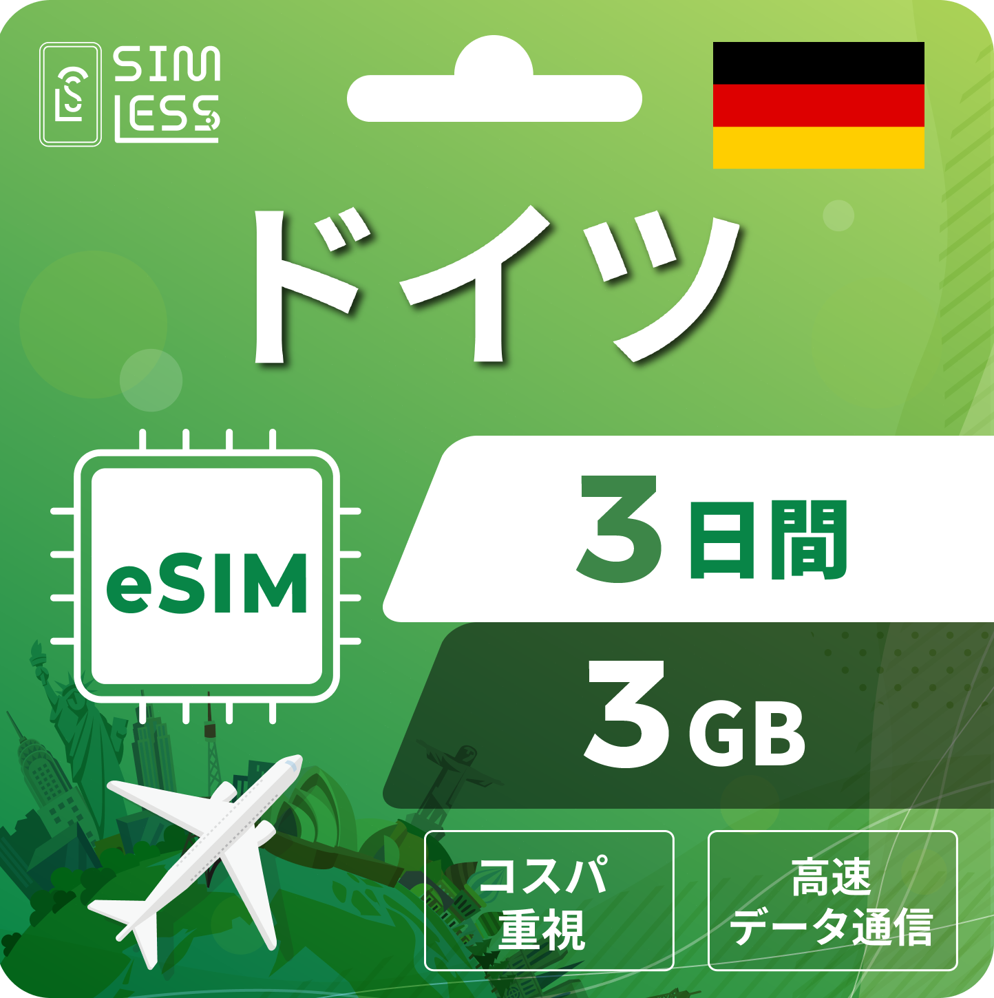 ドイツ eSIM