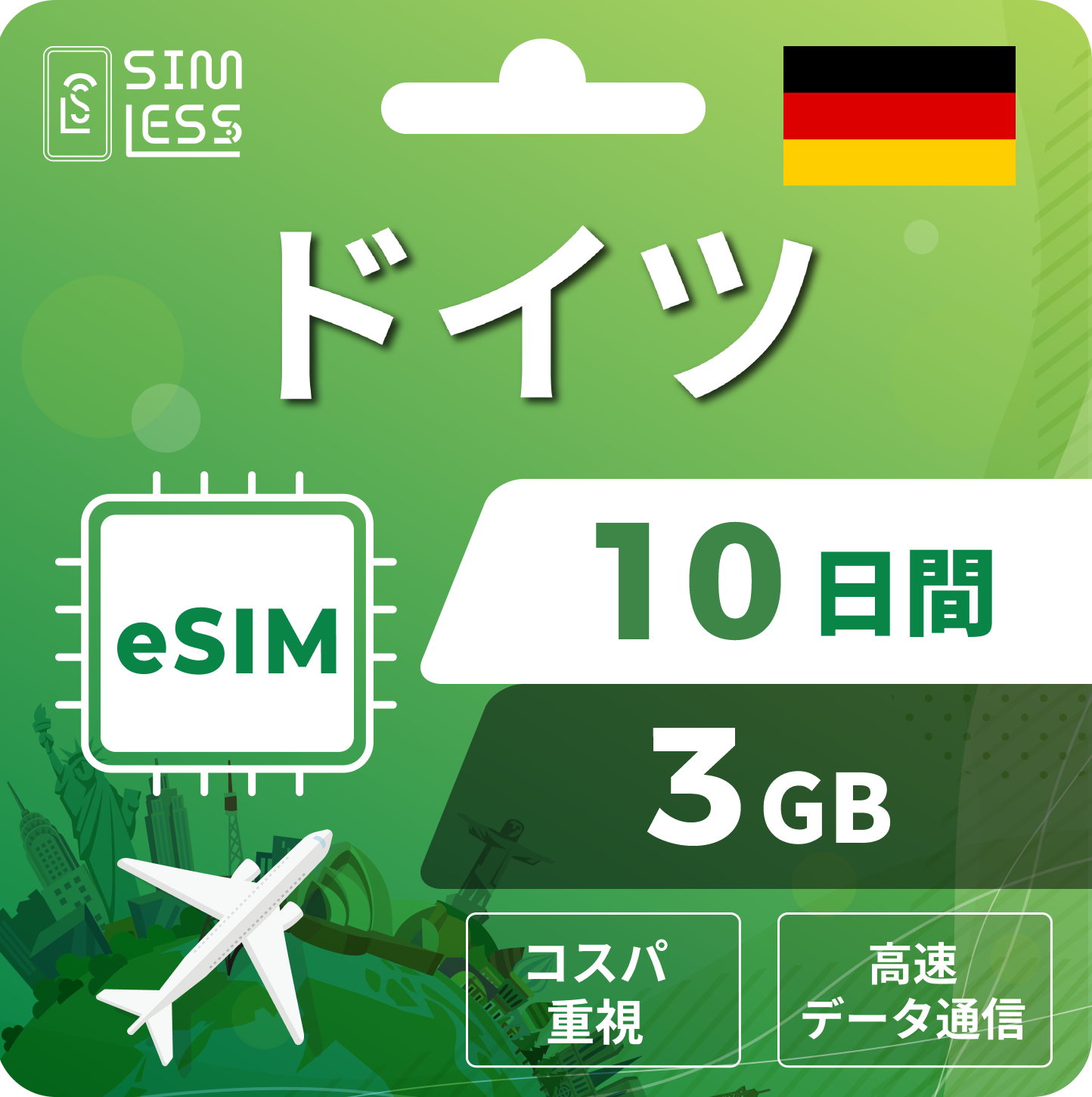 ドイツ eSIM