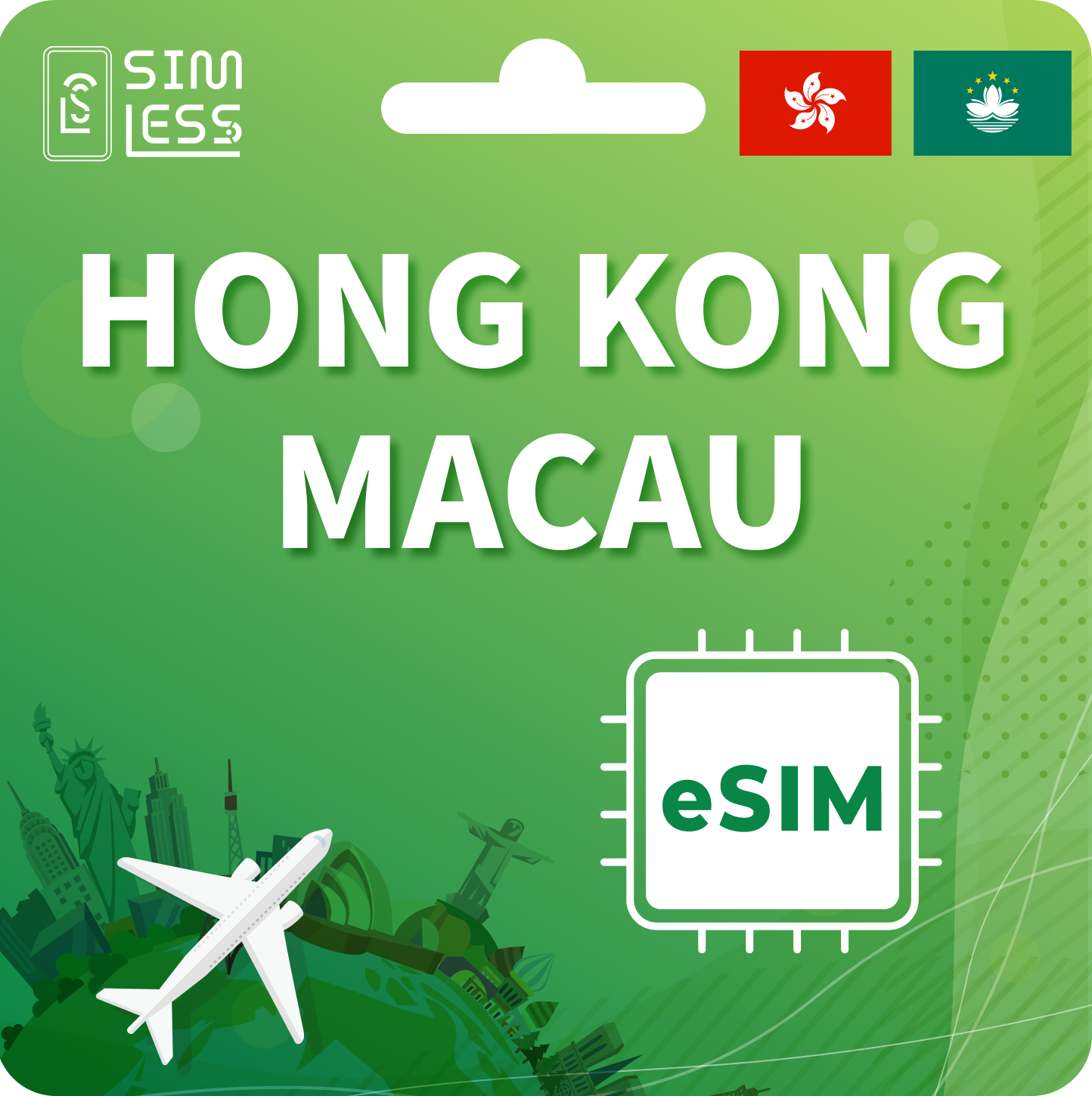 CHINA/HONG KONG/MACAU eSIM for Long TOTAL