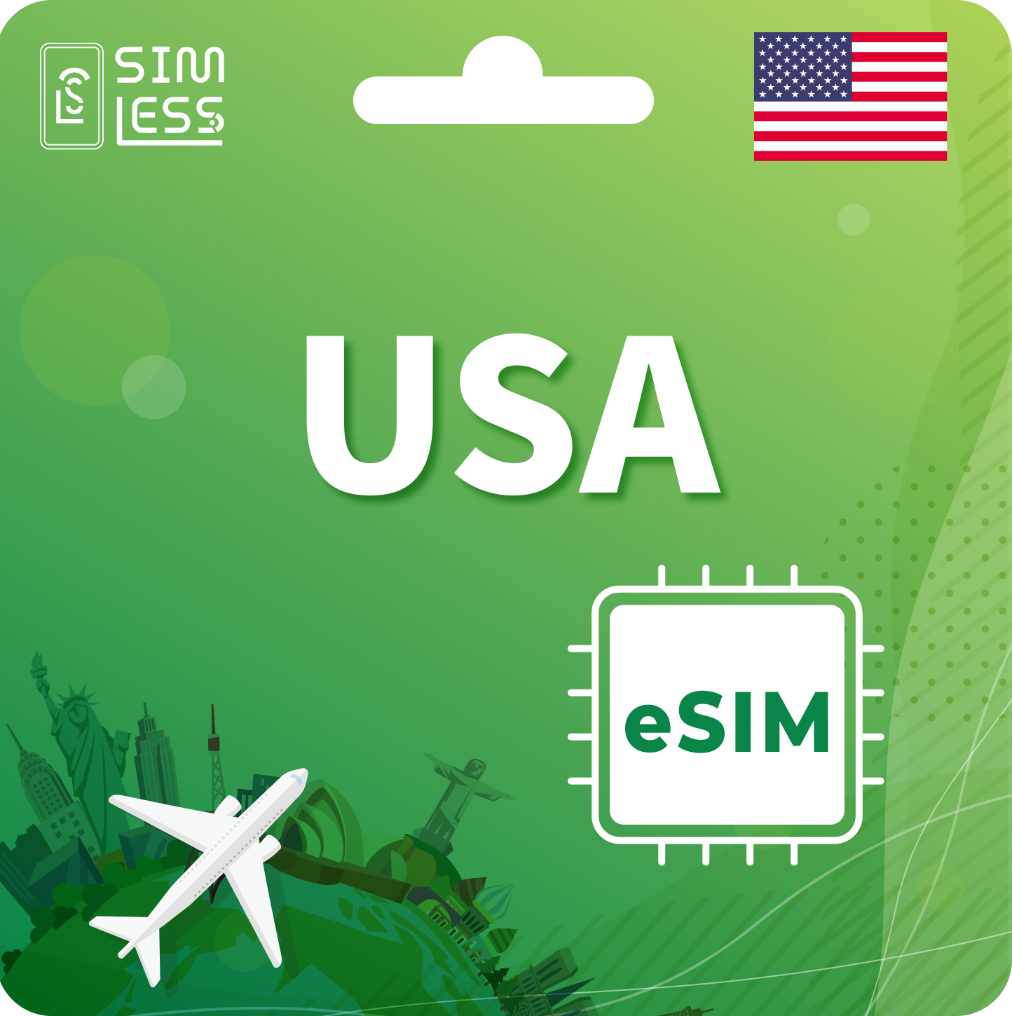 USA eSIM for Long